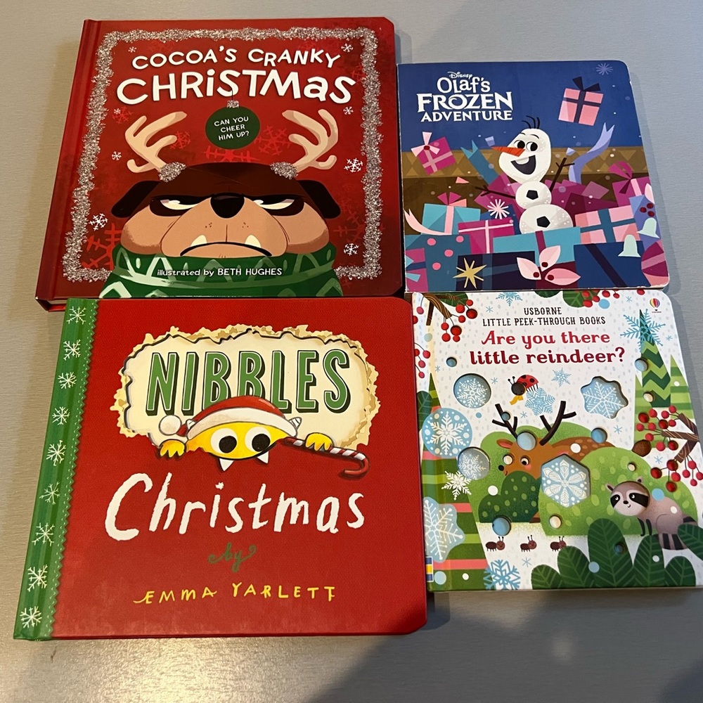 Kids Christmas book lot *Like New* Nibbles plus more